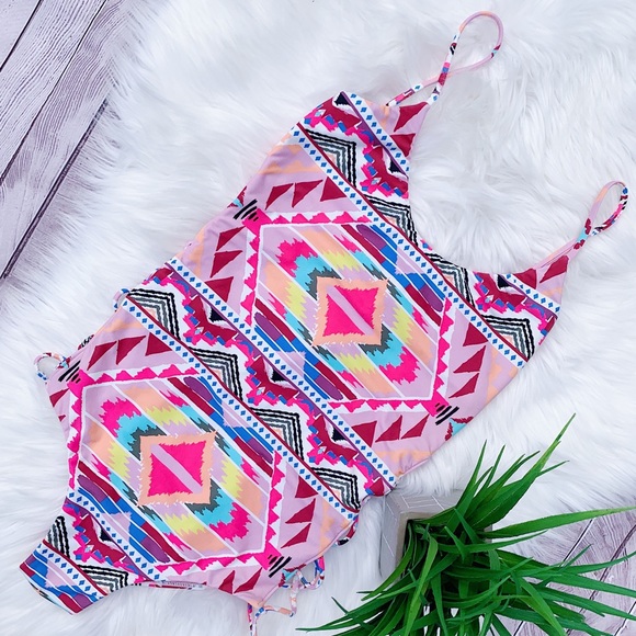 Billabong Tribe Time One Piece Swimsuit NEW Size S - Picture 2 of 8